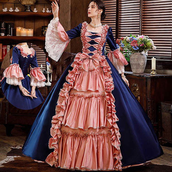 楽天市場】ドレス レディース ロングドレス 貴族ドレス 中世ヨーロッパ