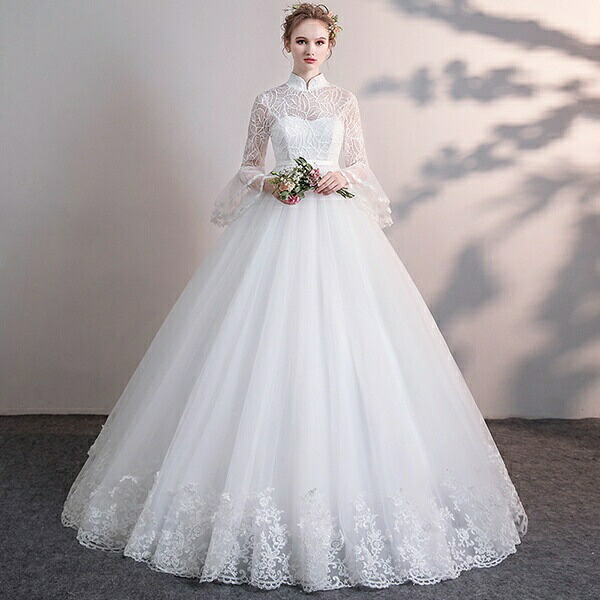 楽天市場】花嫁 ウェディングドレス キラキラ ライトシャンパン 大きい