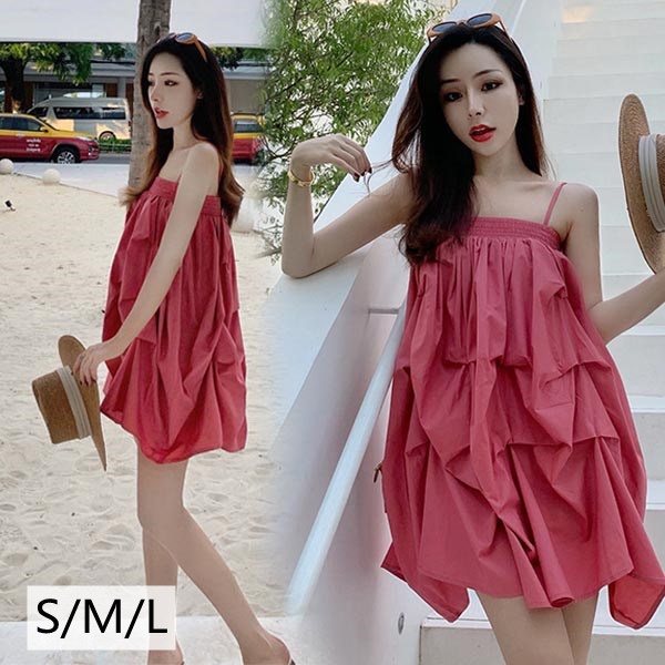 行きつけの場所ワン静謐さ 肩出し キャミワンピ キャミソール 短絡背丈 アロハ州 ワンピース レディース 可愛いめ 夏場 無地 バルーン ボヘミア為来たり 後列開き エロ ビーチ 夏季ワンピース リゾート 体型取りまかなう 夏ワンピ トリップ 時日 アダルト 愛らしい S M L
