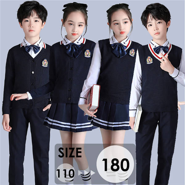 3点セット 卒業式 入学式 卒業式服 フォーマル ネイビー 子供スーツ 男の子 紺 制服 スーツ 女の子 キッズ ジュニアスーツ