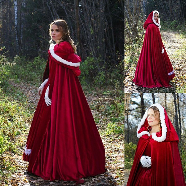 ロング マント 180cm 150cm フード有り フードあり 赤ずきん コスプレ 衣装 ハロウィン 魔女 パーティー レッド 新劇 演出 イベント 魔法使い ローブ 悪魔 サタン デビル ホラー 仮装 コスチュームグローリーパーク