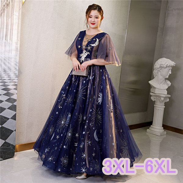 はこぽす対応商品 パーティードレス 大きいサイズ ピアノ 発表会 ロングドレス 演奏会 ワンピース 同窓会 ドレス 体型カバー パーティードレス 大きいサイズ 大人 ピアノ 発表会 ロングドレス 演奏会 結婚式 ワンピース 成人式 フレア袖 体型カバー 同窓会 ドレス