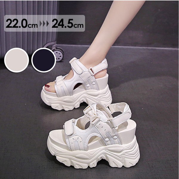 yello スポーツサンダル 厚底 YELLO 厚底サンダル XL