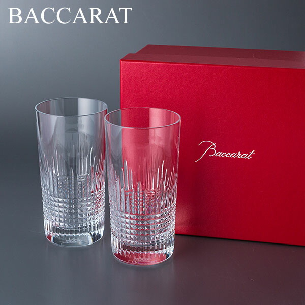 バカラアルクールダークサイドグラスレア品高さ15.2㎝東な7-0816⭐︎1F バカラ（Baccarat） グラス アルクール ハイボール タンブラー ペア