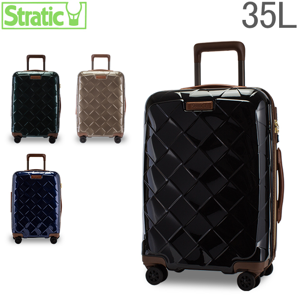 [全品最大15%OFFクーポン]ストラティック Stratic スーツケース 35L Sサイズレザー & モア 3-9894-55 LEATHER & MORE 軽量 本革 キャリーバッグ キャリーケース S 4DW TSA [glv15]
