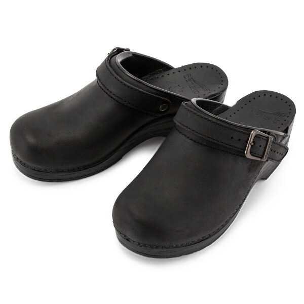 dansko oiled leather clogs