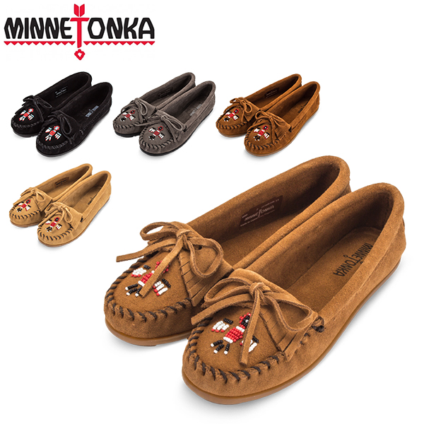 ミネトンカ Minnetonka モカシン サンダーバード 2 スエード Slippers 即日発送 フラット レザー シューズ スリッポン Thunderbird Ii レディース