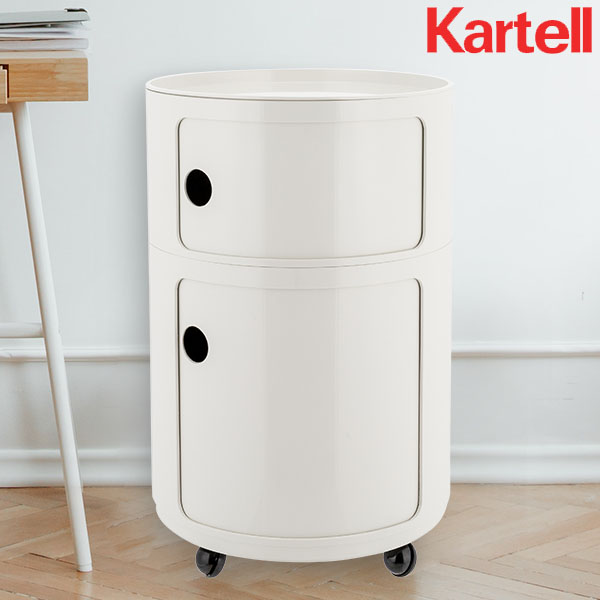 Kartell カルテル コンポニビリ 3段 ホワイト 正規品 コンポニビリ3｜Kartell｜カルテルオフィシャルサイト