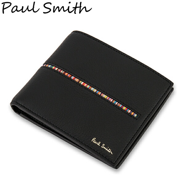 ポールスミス Paul Smith Leather 財布 二つ折り財布 財布 ケース 札入れ Billfold Ainmst 42 メンズ 革 レザー 本革 シンプル おしゃれ Black Leather Billfold Wallet Gulliver Online Shopping 全品365日あす楽対応 ポール スミス 2つ折り財布 札入れ 財布 牛革