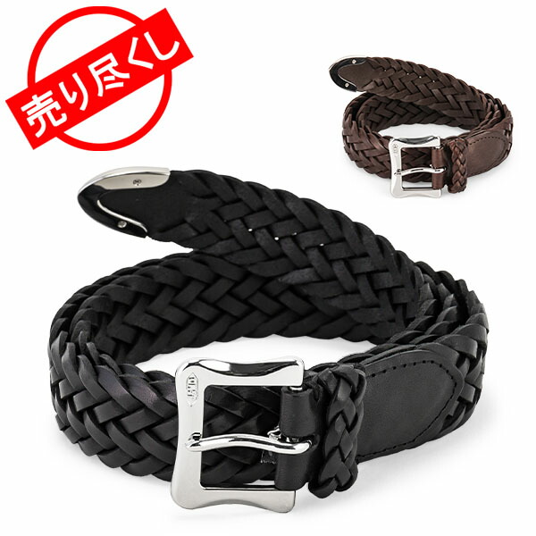 売り尽くしジェイエムデヴィッドソン JM Davidson ベルト 本革 エンベロープ バックル チップ エンド BENT-0TP-AN30 ENVELOPE BUCKLE TIP END 30MM
