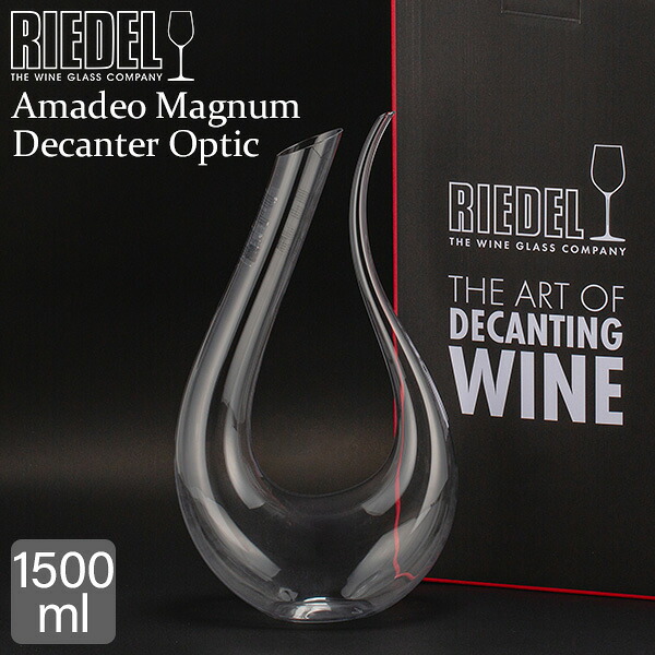 ＼店内、マラソンSALE開催中／ リーデル Riedel デキャンタ デカンタ マグナム アマデオ マグナム 1756/24 クリア Decanter handmade RIEDEL Amadeo Magnum Decanter Optic Limited Edition ピッチャー ワインボトル 赤ワイン 白ワイン シャンパン｜GULLIVER Online Shopping