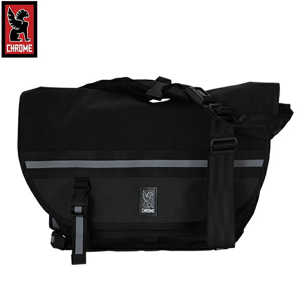 Chrome Night Series Mini Metro Messenger Bag Black Knight Bg 001