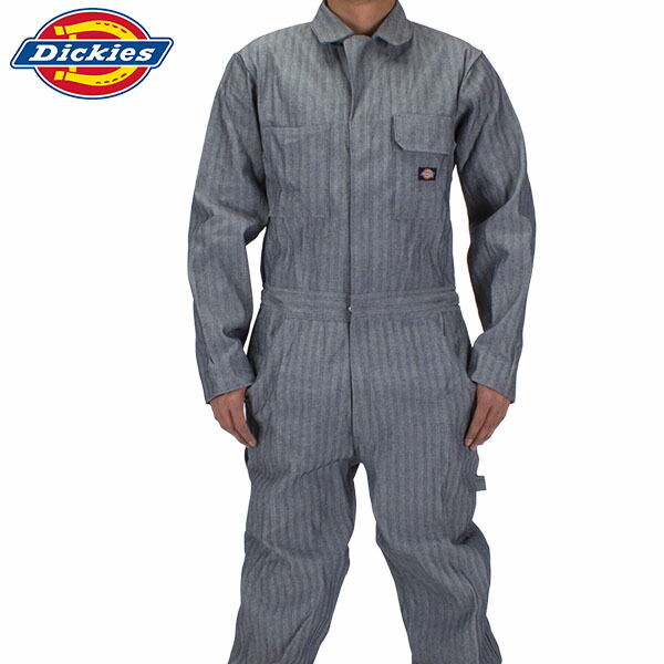 【楽天市場】Dickies ディッキーズ メンズ Cotton Coverall カバーオール 48977 Fisher Stripe