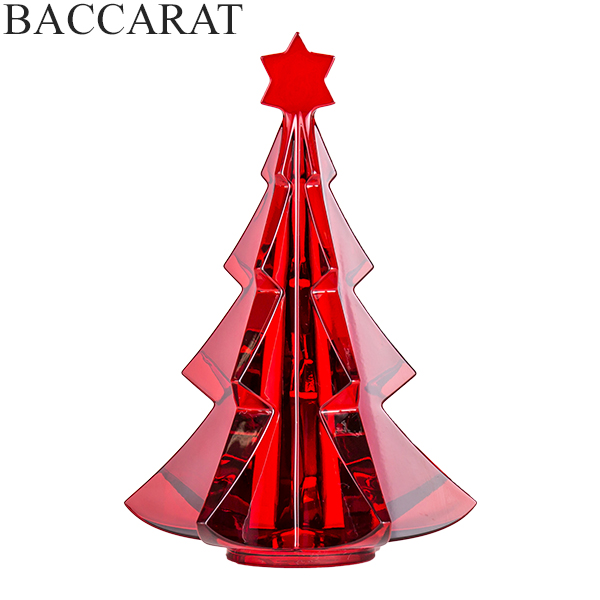 バカラ Baccarat クリスマスオーナメント ノエル メリベル ツリー レッド 置物 インテリア 2811542 Noel Tree【5％還元】