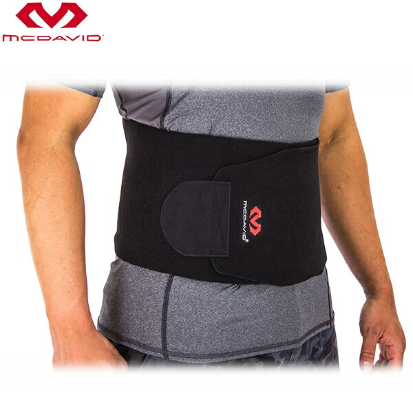 マクダビッド Mcdavid 腰用サポーター 491 ウエストサポート ブラック SPORTMED Waist Trimmer Black ソフトサポート 腰痛 スポーツ あす楽