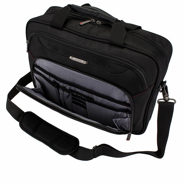 samsonite leather checkpoint friendly briefcase