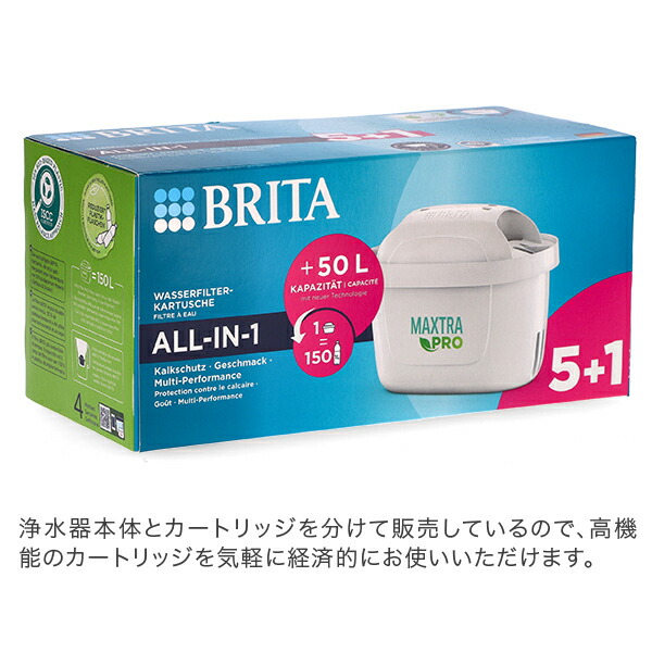 並行輸入品】 ブリタ Brita マクストラプロ カートリッジ 6個セット