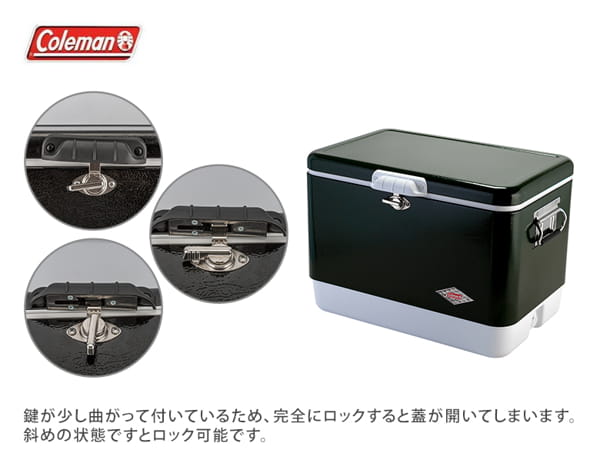 コールマン Coleman クーラーボックス アウトドア COOLERS 54QT STEEL