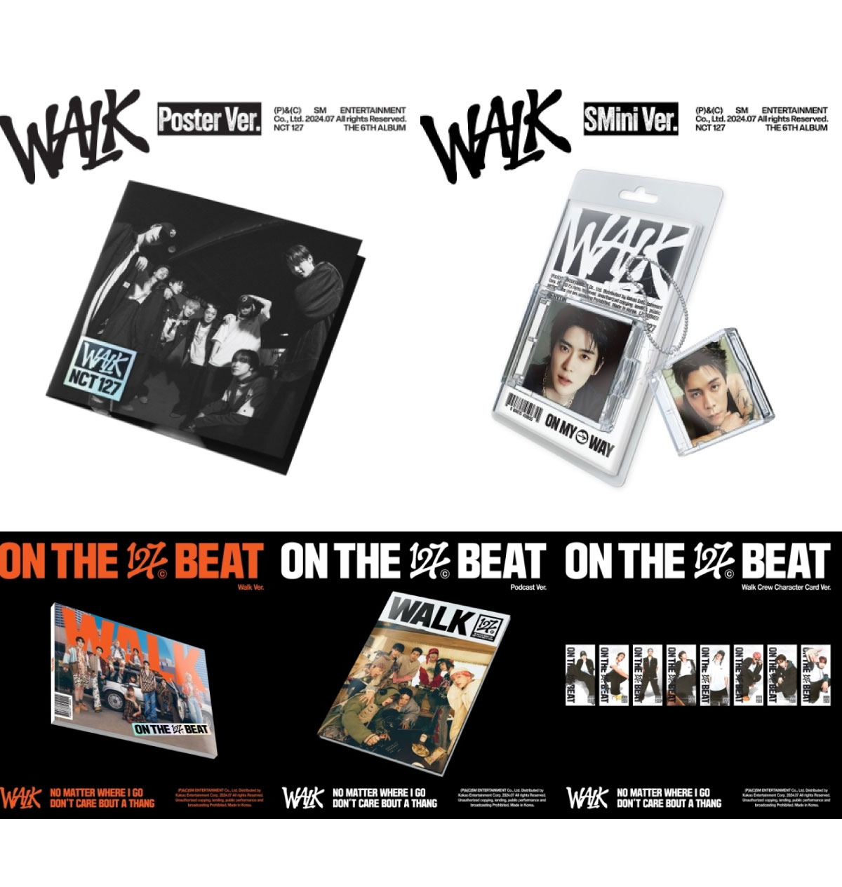 楽天市場】[当店限定特典付] NCT127 SMini Ver [ WALK ] 8種選択