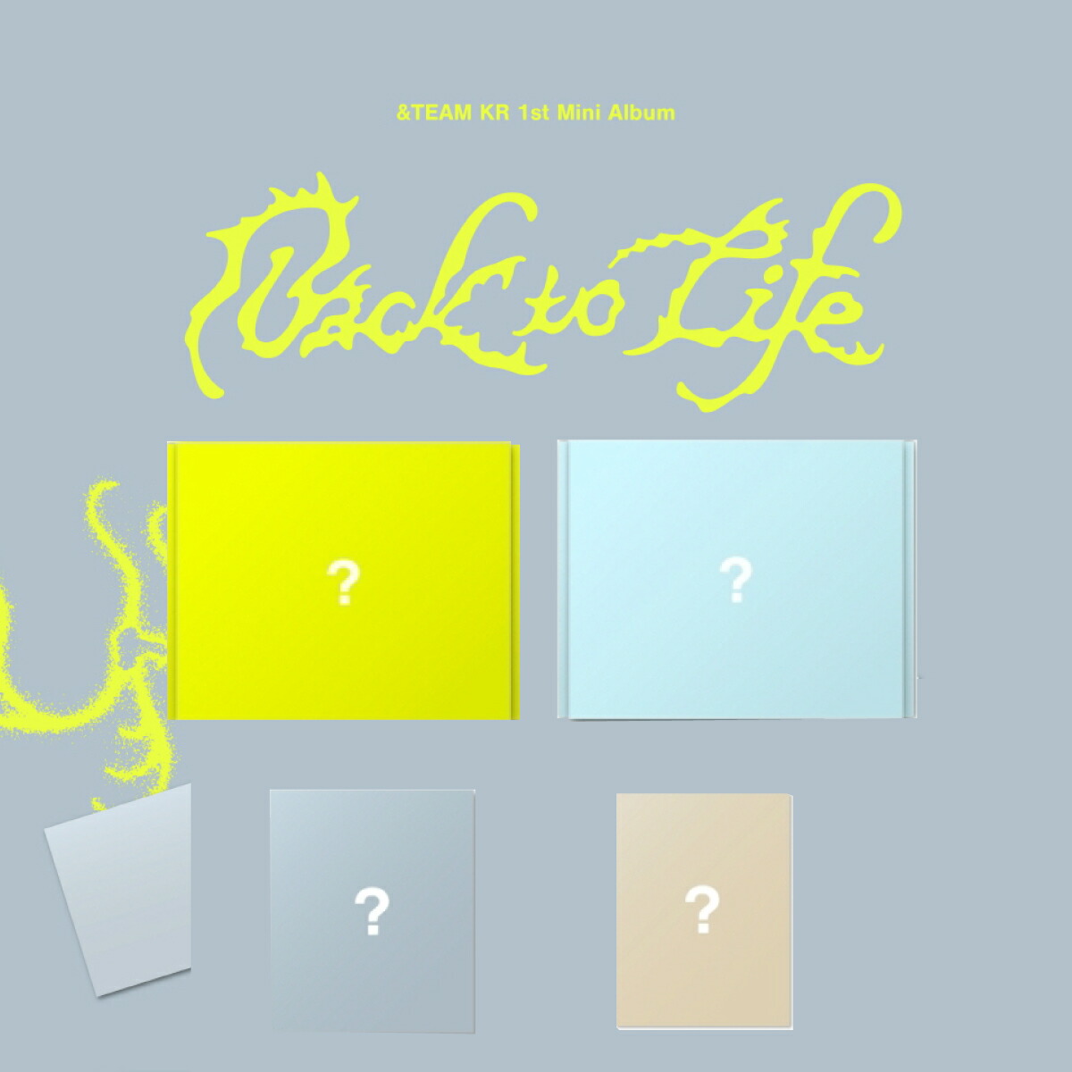楽天市場】【送料無料】&TEAM KR 1ST MINI ALBUM 'BACK TO LIFE