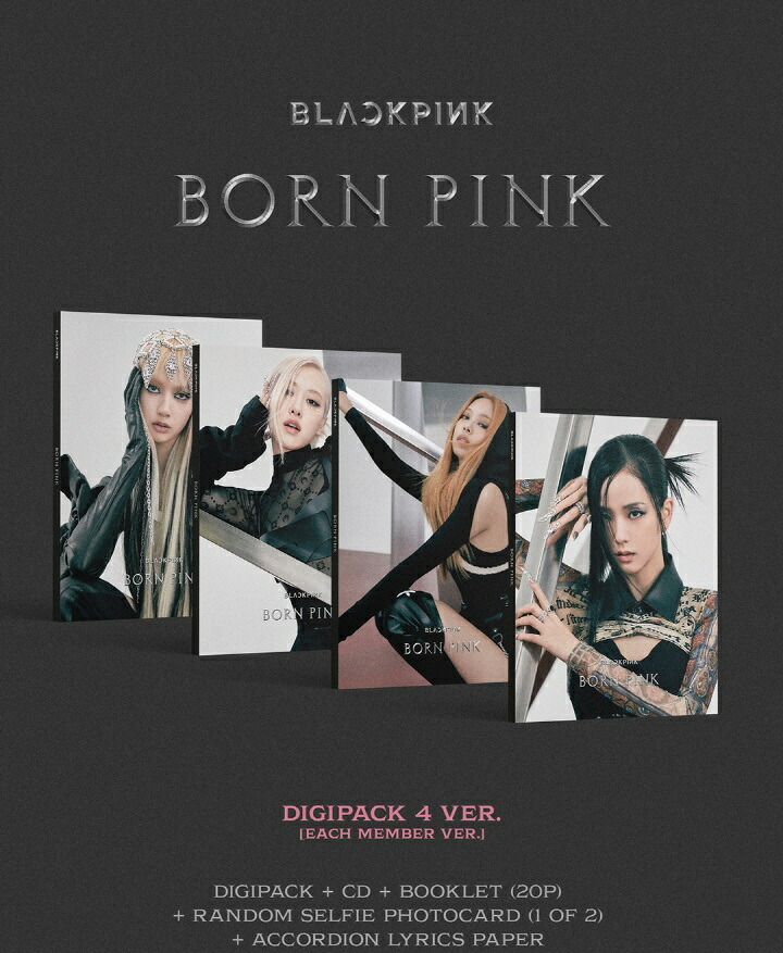 K-POP・アジア Blackpink bornpink album BLACKPINK [ BORN PINK ] 2nd Album [ BLACK Version ] - Amazon