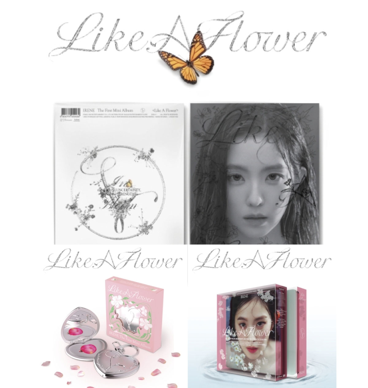 楽天市場】IRENE - 1st Mini Album 「Like A Flower」 (Mirror