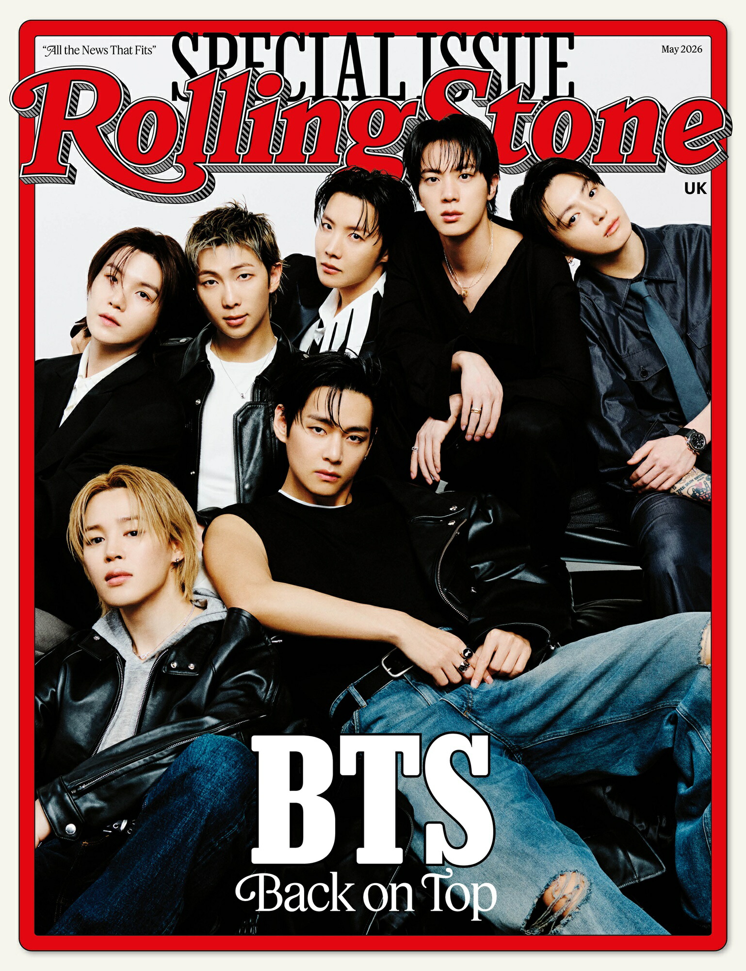 【イギリス版】【和訳選択】2026年5月号RollingStoneUKISSUE028(UK)BTS防弾少年団画報インタビュー海外雑誌MAGAZINE
