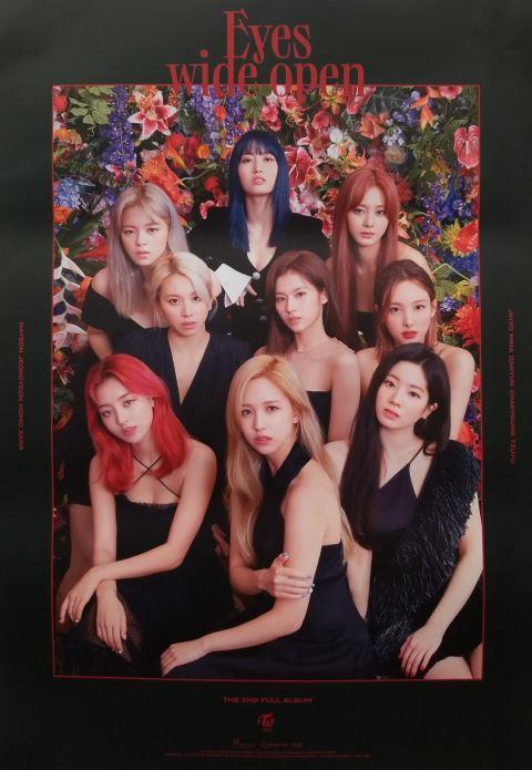 【SALE／10%OFF 楽天市場】【ポスター】TWICE 2ND OPEN WIDE EYES ALBUM K-POP・アジア