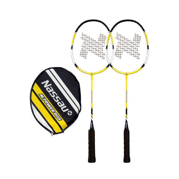 【楽天市場】ナッソー Mパワー005 バドミントンラケットセット ラケット2P+カバーセット：Gmarket JAPAN