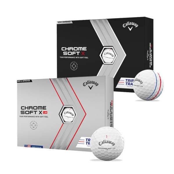 【楽天市場】キャロウェイクロムソフトX / XLS トリプルトラック ゴルフボール 4PCS：Gmarket JAPAN