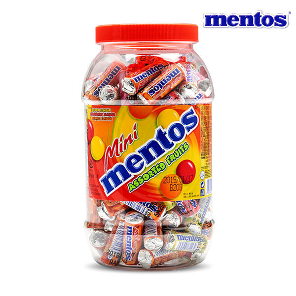 楽天市場】【大容量】メントス ミニ フルーツ/ニューレインボー