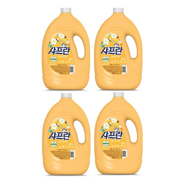【楽天市場】シアバター 柔軟剤 コットンアンドクリーム 容器 3100ml×4個：Gmarket JAPAN
