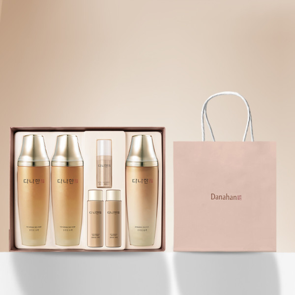 danahan Anti-wrinkle Women`s Skincare 2types Special Set (Toner + Toner + Emulsion) + Shopping Bag (譲りわたす品なくなり追い追いに、譲りわたす為し終わる)