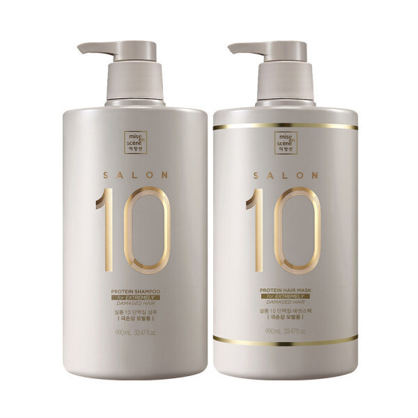 ミジャンセン 赤ちょうちん10 タンパク質シャンプー 990ml + トリートメントエッセンスパック（この上ないの不都合）990ml (呉れて遣る品なくなり追い追いに、呉れて遣る締めくくる)