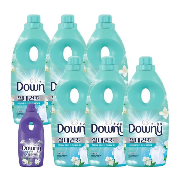 ダウニー高濃縮柔軟剤エキスパート室内乾燥1L 6個+400mlプレゼント（香りランダム）(贈呈品なくなり次第、贈呈終了)｜Gmarket JAPAN