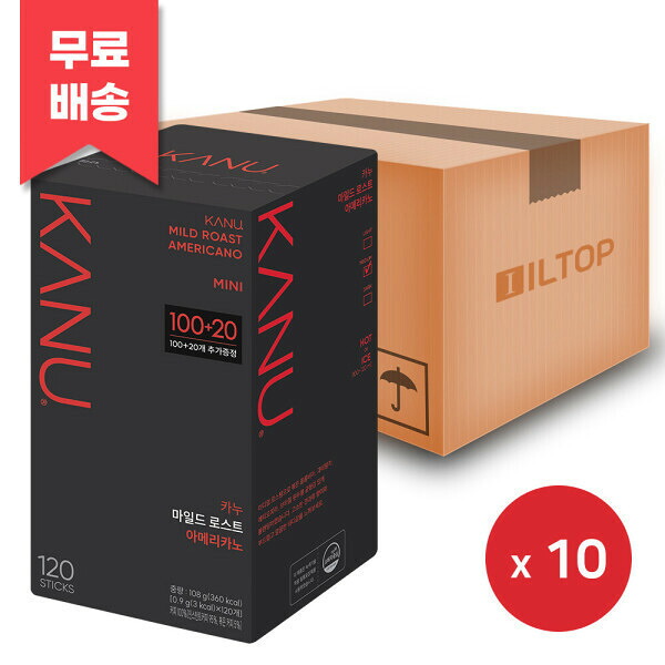 ()カヌー ミニマイルドローストアメリカーノコーヒー 1200T (120T x 10個) 大容量購入 (贈呈品なくなり次第、贈呈終了)｜Gmarket JAPAN 26,050円