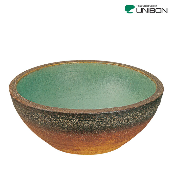 陶物作りポット「若草」WATER POT/お水ポット 水受け 苑地食麺麭【ユニソン・UNISON】【製造業者直送・通貨価値取り替えっこ不可】