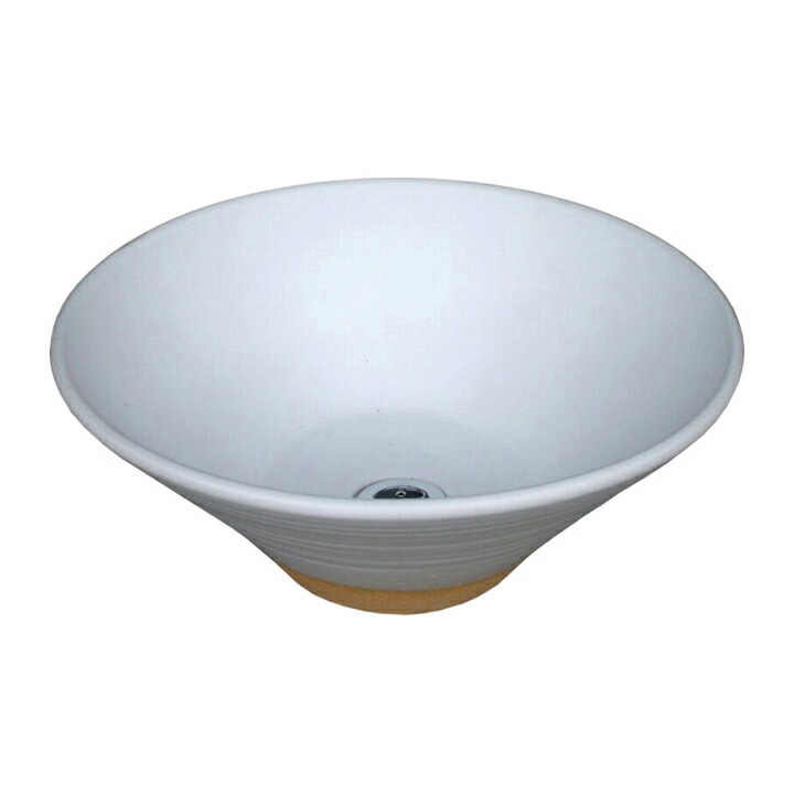 [オンリーワンクラブ]お庭の瀬戸を着飾るに。庭園食麺麭WATER POT/お水ポット室内用便器鉢/瀬戸ものの水鉢 「白釉」【製造業者取り寄せ品】