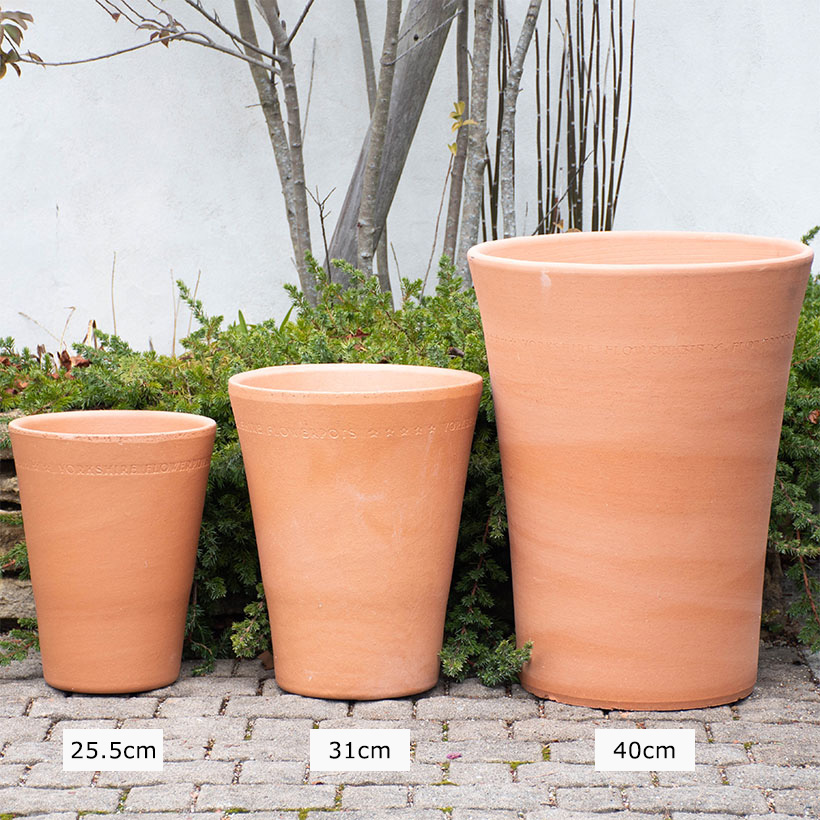 Longtom Large ロングトム ラージ 直径40cm［Yorkshire Flowerpots  ヨークシャー・フラワーポット］※大型につき佐川急便での発送(英国デザイン植木鉢フェア) ガーデニング・農業