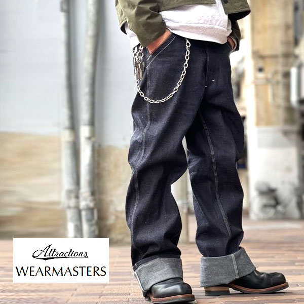 日本初の attractions wearmasters ワークパンツ agapeeurope.org