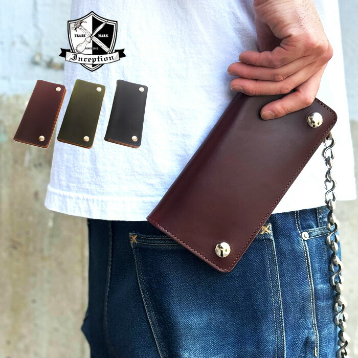 牛革 OPUS INCEPTION CHROMEXCEL LEATHER TRUCKER WALLET(LONG) [ IPW-10 ] オーパス インセプション クロムエクセルレザー トラッカーウォレット ロング 長財布【Burgundy 他】 日本製 レザーウォレット画像