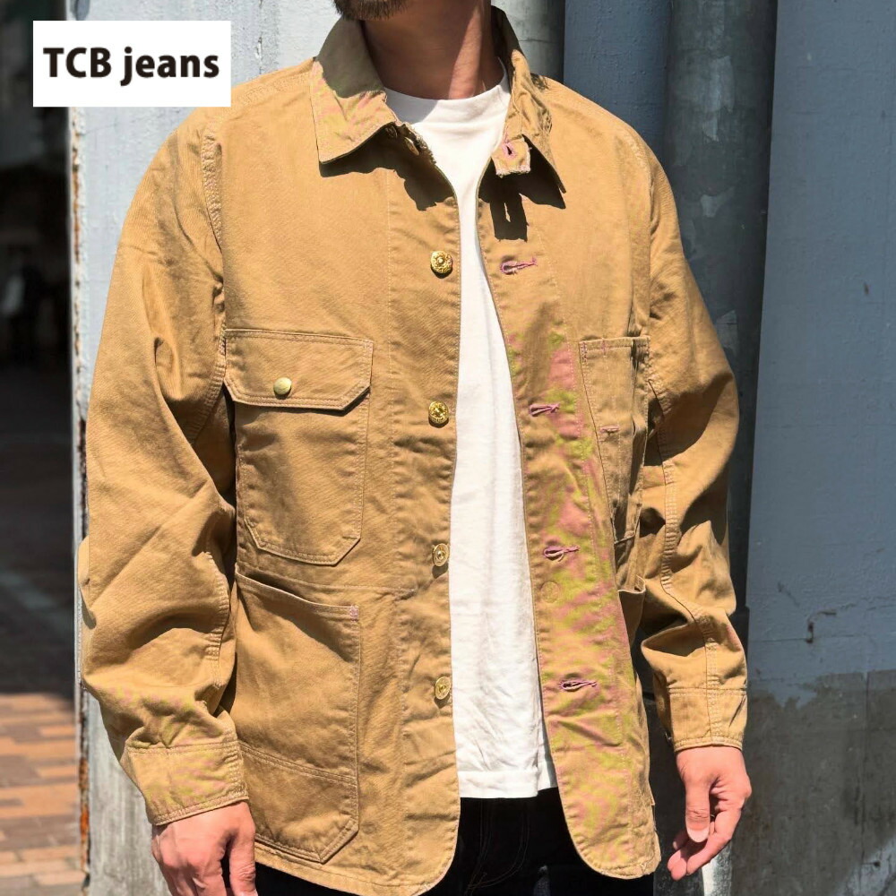 ジャケット・アウター TCB jeans Cat Head Jacket Khaki Drill TCB jeans “Cat Head Jacket Khaki Drill” | cross