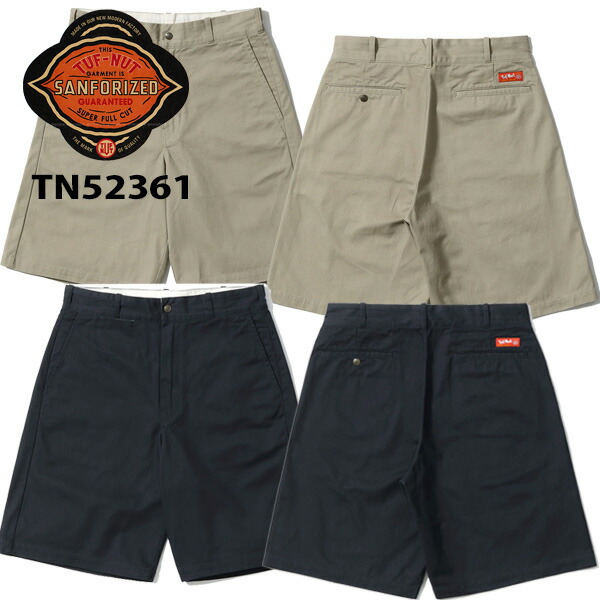 2026SS TN52361 SUGAR CANE シュガーケーン 手ごわい木ノ実 TUF-NUT COTTON TWILL WORK SHORTS  コットンツイル 細工物さる股引き さる股引き 遊撃手ズボン下 綿100％ 定番 オリエント会社組織 米国海軍 カーキ