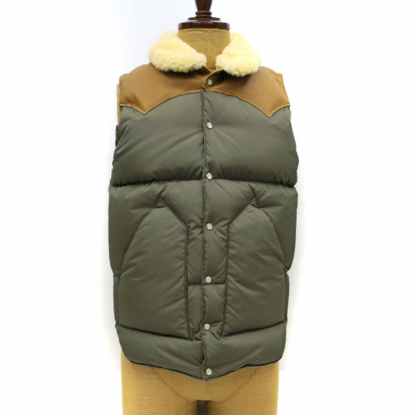 楽天市場】2023FW最新入荷分 DOWN VEST / NYLON ボア無し☆ Rocky