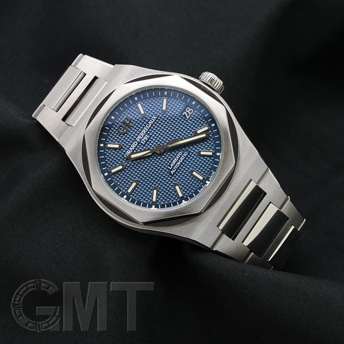 ジラールペルゴ ロレアート 42ｍｍ 81010-11-431-11A ブルー 新品 メンズ 腕時計 送料無料