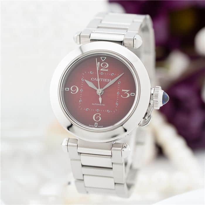 カルティエ パシャ ドゥ カルティエ 35mm オートマティック WSPA0031 付属品完品 CARTIER 中古 レディース 腕時計 送料無料