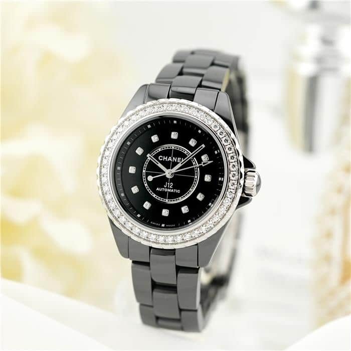 シャネル J12 ダイヤモンド ベゼル キャリバー12.2 33mm H10474 付属品完品 CHANEL 新品レディース 腕時計 送料無料|GMT