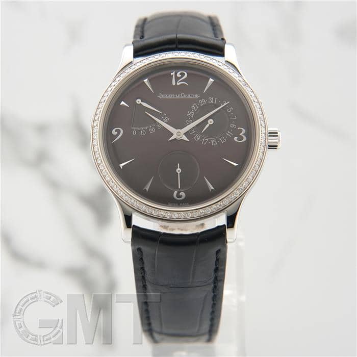 ジャガールクルト マスターリザーブドマルシェ 37mm ブラウン Q1488402（140.8.93.S）【クリスマスギフト特集】 JAEGER LECOULTRE 中古 レディース 腕時計 送料無料