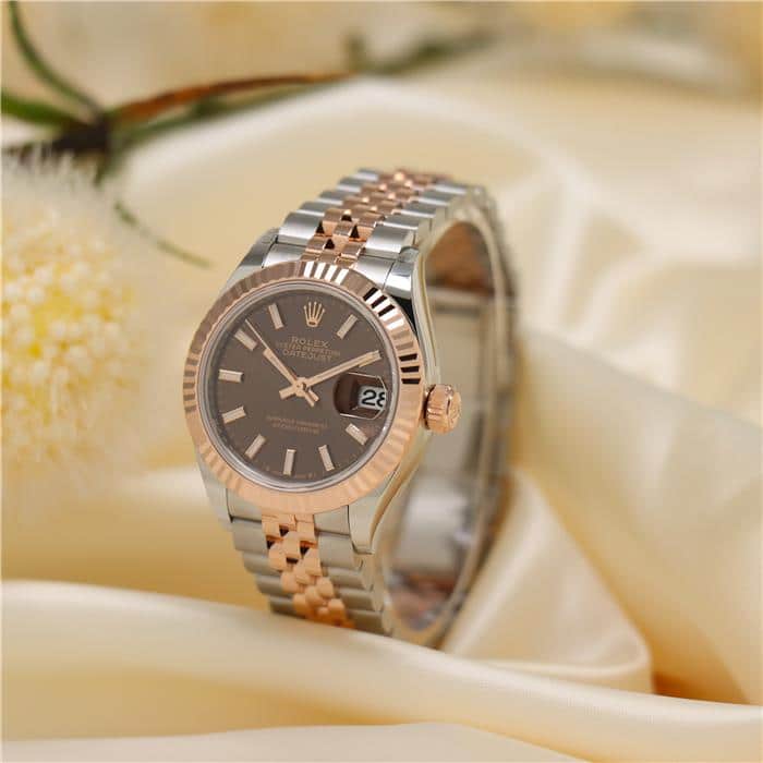 ROLEX ロレックス デイトジャスト 28 279171 ブラウン 付属品完品 ROLEX 新品レディース 腕時計 送料無料｜GMT
