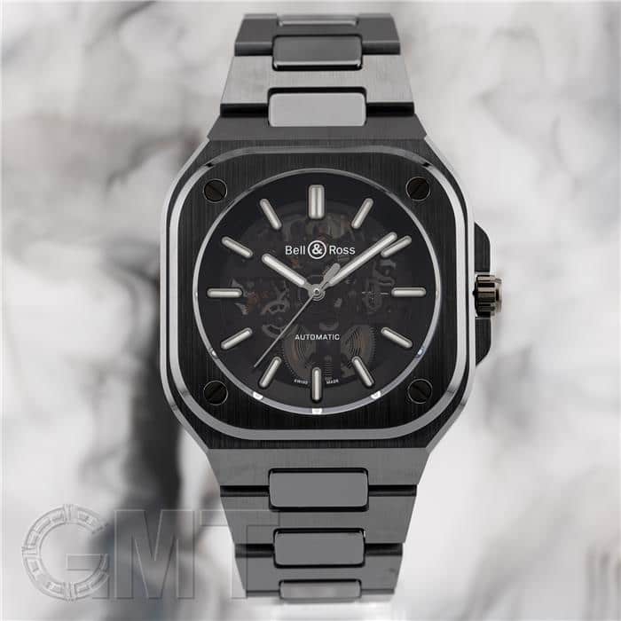 ベル&ロス BR-05 スケルトン ブラック セラミック BR05A-BL-SK-CE/SCE 付属品完品 BELL & ROSS 新品メンズ 腕時計 送料無料|GMT